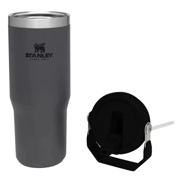 Stanley The Iceflow Flip Straw Füme 0.89 Lt Pipetli Termos Bardak - Görsel 3