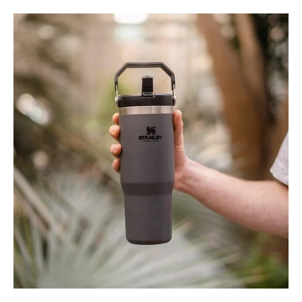 Stanley The Iceflow Flip Straw Füme 0.89 Lt Pipetli Termos Bardak - Görsel 5