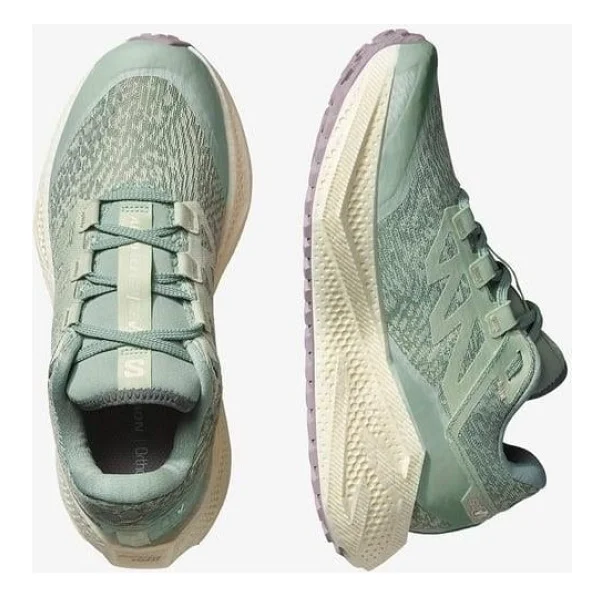 Salomon Aero Glide 3 Grvl L47812600 Yeşil Kadın Koşu Ayakkabısı - Görsel 2