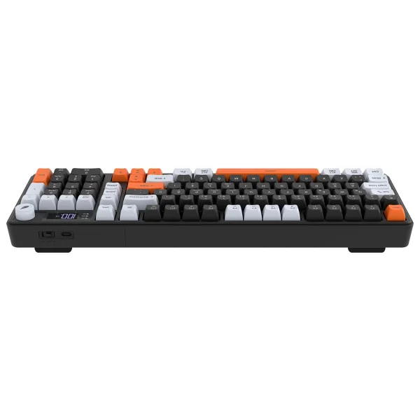 Hawk Gaming Hk258 Siyah-Turuncu RGB Membrane Switch Kablolu/Kablosuz Oyuncu Klavyesi - Görsel 5