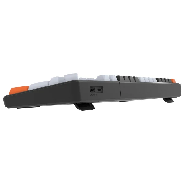 Hawk Gaming Hk258 Siyah-Turuncu RGB Membrane Switch Kablolu/Kablosuz Oyuncu Klavyesi - Görsel 6