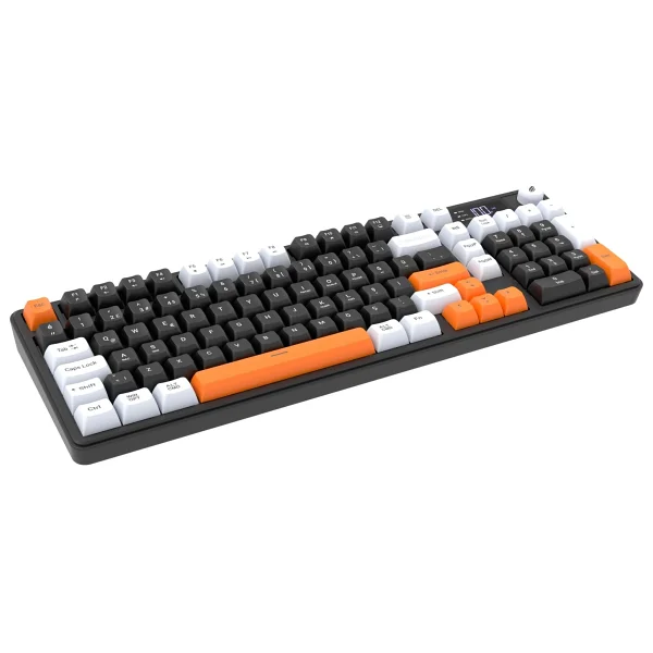 Hawk Gaming Hk258 Siyah-Turuncu RGB Membrane Switch Kablolu/Kablosuz Oyuncu Klavyesi - Görsel 10
