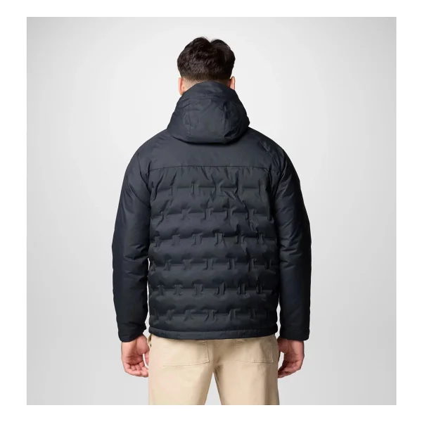 Columbia Grand Trek Iıı Down Wm7857-010 Kapüşonlu Siyah Erkek Şişme Mont - Görsel 2