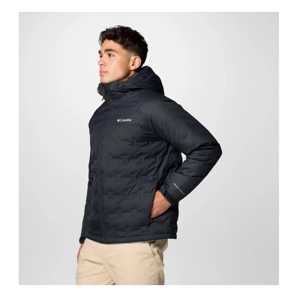 Columbia Grand Trek Iıı Down Wm7857-010 Kapüşonlu Siyah Erkek Şişme Mont - Görsel 4