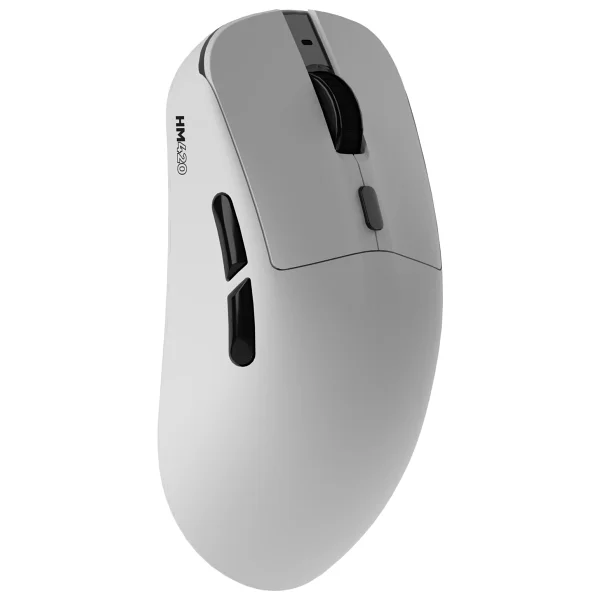Hawk Gaming Hm420 Beyaz Şarjlı Optik Kablolu/Kablosuz Oyuncu Mouse - Görsel 2