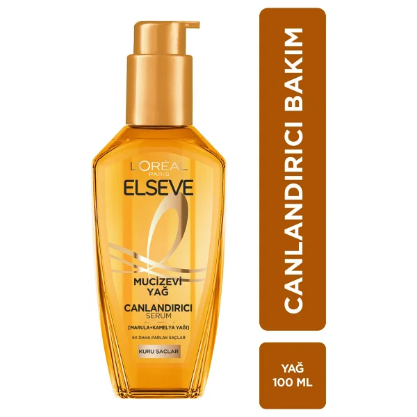L'oreal Paris Elseve Mucizevi Canlandırıcı 100 Ml Saç Bakım Yağı - Görsel 7