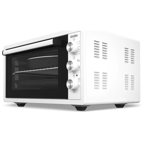 Simfer 4552 Çift Camlı 45 Lt Beyaz Midi Fırın - Görsel 2