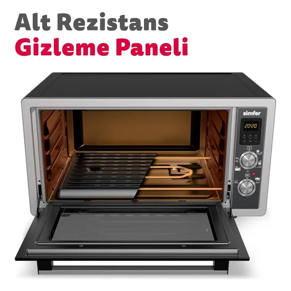 Simfer 4559 Dijital 45 lt Inox Midi Fırın - Görsel 6