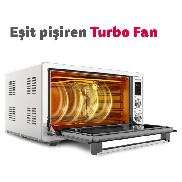 Simfer 4295 Rustik Bej 42 Lt Midi Fırın - Görsel 6