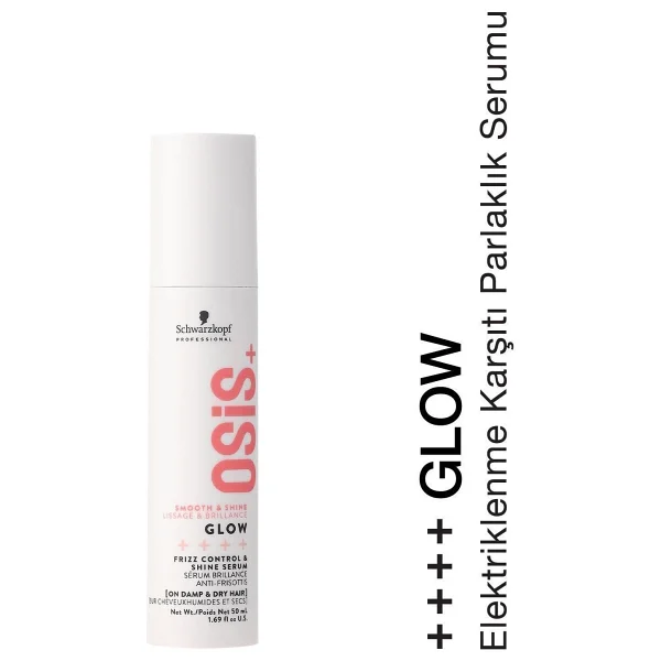 Osis Glow Elektriklenme Karşıtı Parlaklık Veren 50 Ml Saç Serumu - Görsel 6
