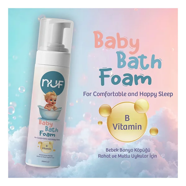 Nuf Kozmetik Bebek Banyo Köpüğü 200 Ml - Görsel 3