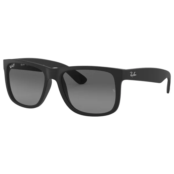Ray-Ban Justin 4165 622/T3 Black-Light Grey Polarize Güneş Gözlüğü - Görsel 3