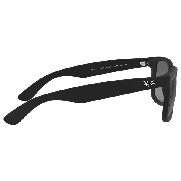 Ray-Ban Justin 4165 622/T3 Black-Light Grey Polarize Güneş Gözlüğü - Görsel 6