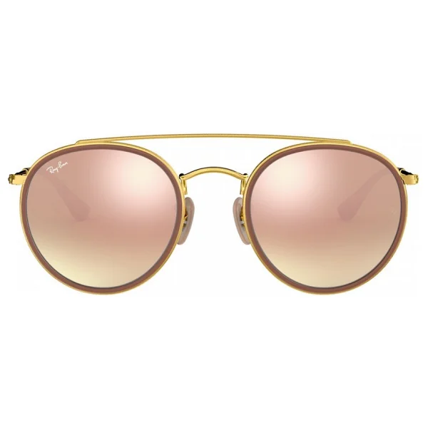 Ray-Ban Round 3647n 907051 Copper-Light Brown Güneş Gözlüğü - Görsel 5