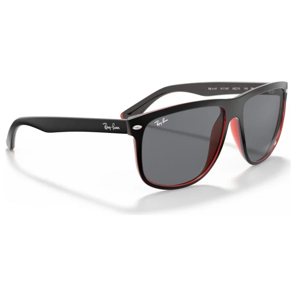 Ray-Ban Boyfriend 4147 617187 Matte Black-Grey Erkek Güneş Gözlüğü - Görsel 4