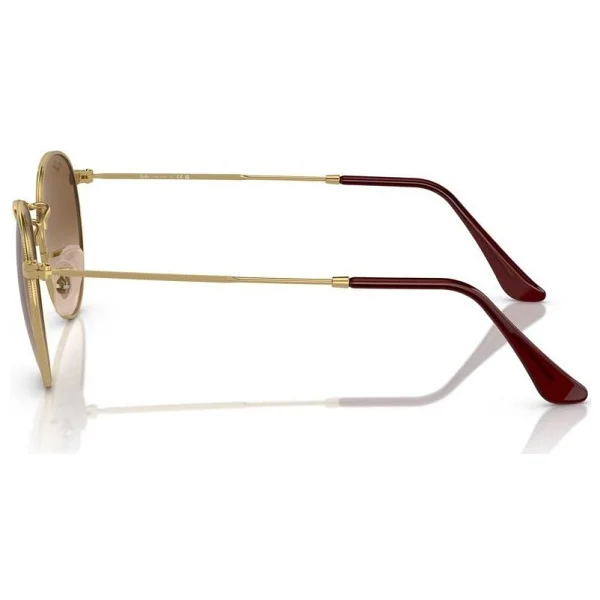 Ray-Ban Round Metal 3447 001/51 Gold-Brown Güneş Gözlüğü - Görsel 3