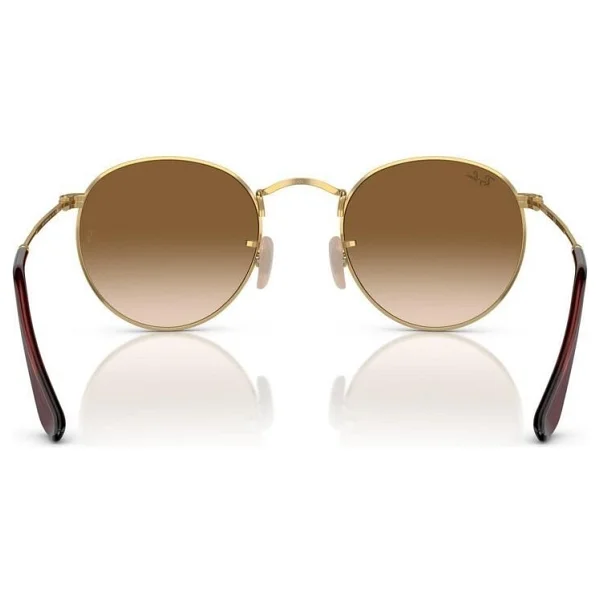 Ray-Ban Round Metal 3447 001/51 Gold-Brown Güneş Gözlüğü - Görsel 4
