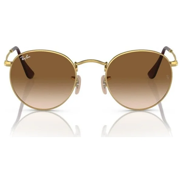 Ray-Ban Round Metal 3447 001/51 Gold-Brown Güneş Gözlüğü - Görsel 6