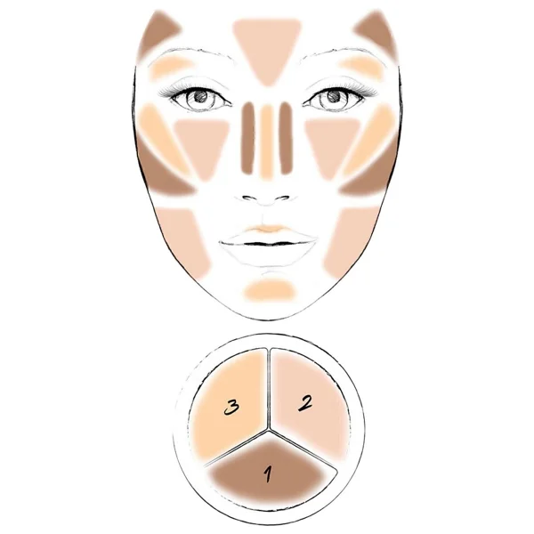 Nyx Professional Makeup 3 Steps To Sculpt Light Kontür Paleti - Görsel 6