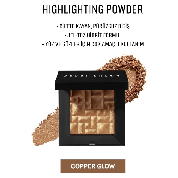 Bobbi Brown Highlighting Powder Copper Glow Highlighter - Görsel 4