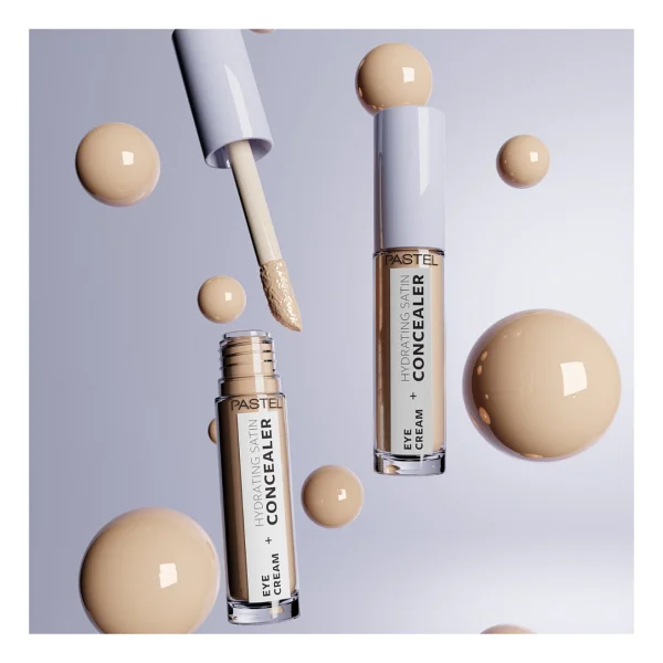 Pastel Eye Cream + Hydrating Satin 62 Ivory 4.3 Ml Likit Kapatıcı - Görsel 6