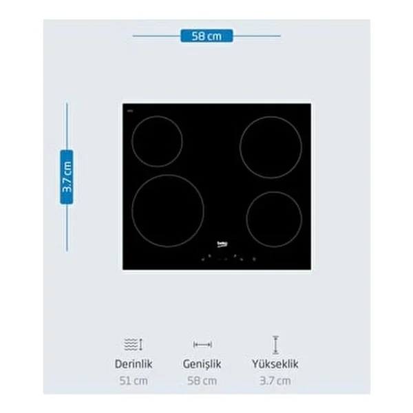 Beko Aov 64400 Ankastre Ocak - Görsel 4