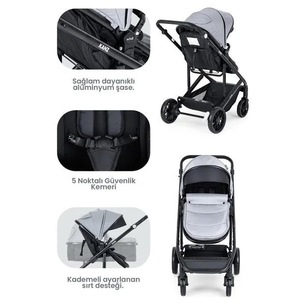 Kanz Echo Travel Sistem Bebek Arabası - Görsel 2