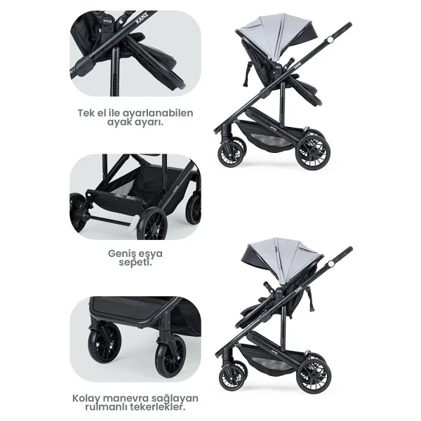Kanz Echo Travel Sistem Bebek Arabası - Görsel 3