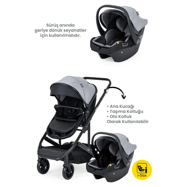 Kanz Echo Travel Sistem Bebek Arabası - Görsel 6