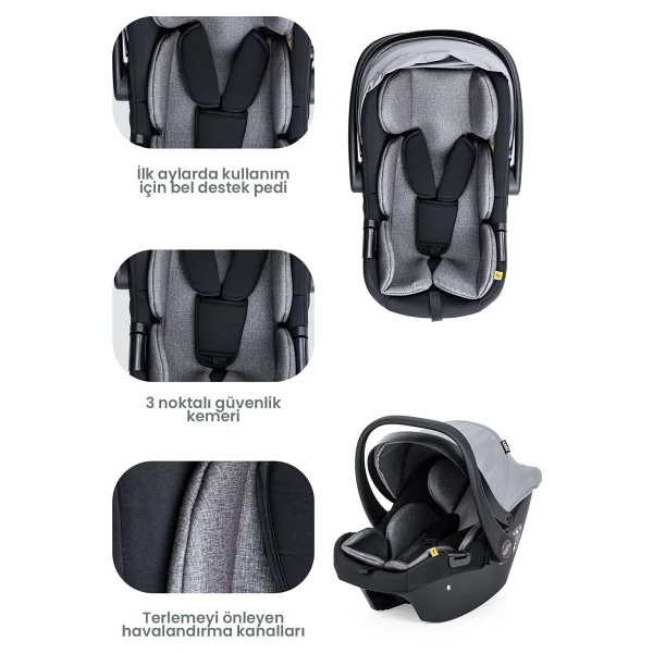 Kanz Echo Travel Sistem Bebek Arabası - Görsel 8