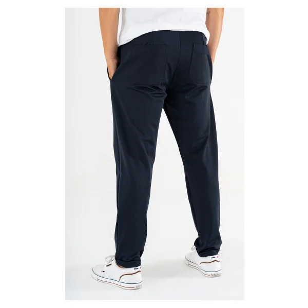 Souris Erkek Lacivert Çımalı Rahat Spor Pantolon Duble Paça Jogger Eşofman Altı - Görsel 4