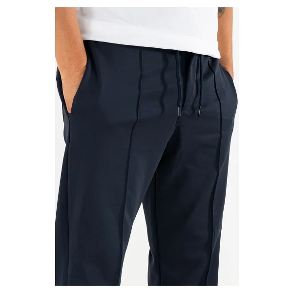 Souris Erkek Lacivert Çımalı Rahat Spor Pantolon Duble Paça Jogger Eşofman Altı - Görsel 6