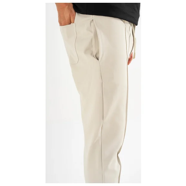 Souris Erkek Krem Çımalı Rahat Spor Pantolon Duble Paça Jogger Eşofman Altı - Görsel 5