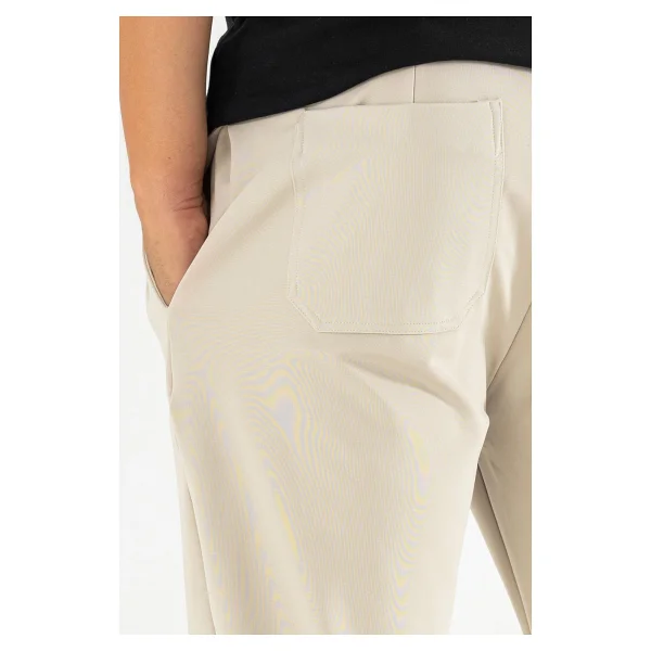 Souris Erkek Krem Çımalı Rahat Spor Pantolon Duble Paça Jogger Eşofman Altı - Görsel 7