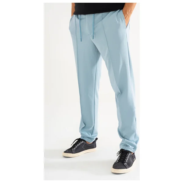 Souris Erkek Açık Mavi Çımalı Rahat Spor Pantolon Duble Paça Jogger Eşofman Altı - Görsel 2