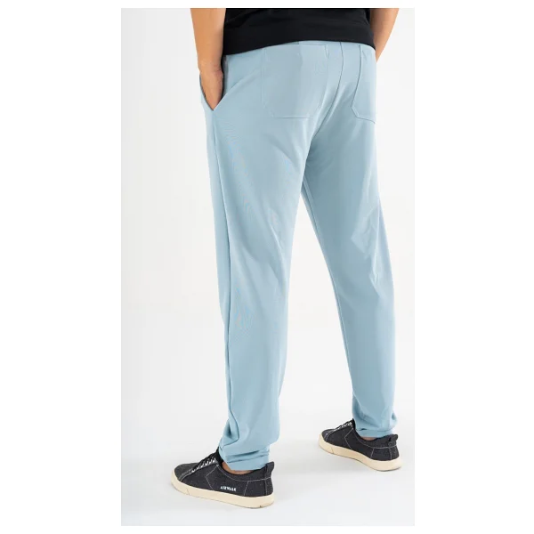 Souris Erkek Açık Mavi Çımalı Rahat Spor Pantolon Duble Paça Jogger Eşofman Altı - Görsel 4