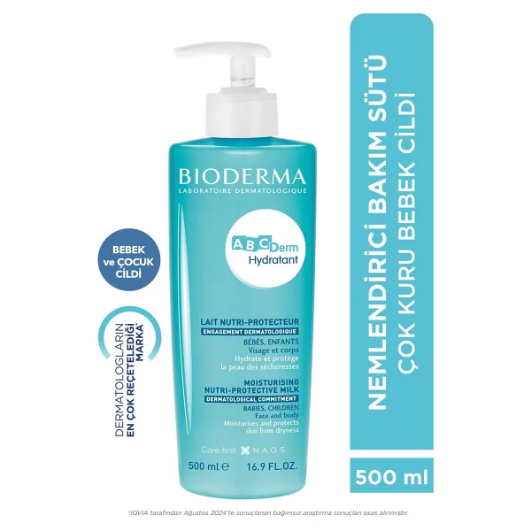 Bioderma Abcderm Hydratant Besleyici Ve Koruyucu Bakım Sütü 500 Ml - Görsel 3