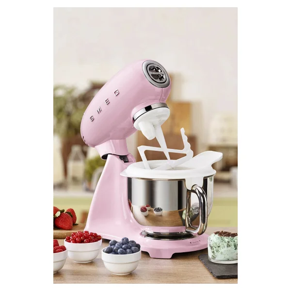 Smeg Smf03pkeu Retro Pembe 800 W 4.8 Lt Hamur Yoğurma Makinesi - Görsel 7