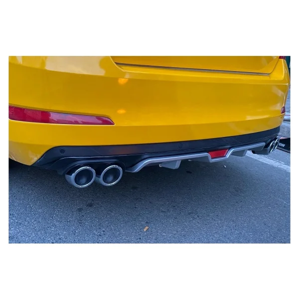Fiat Albea Uyumlu Body Kit Difüzör 4 Çıkış Gri Yuvarlak - Görsel 5