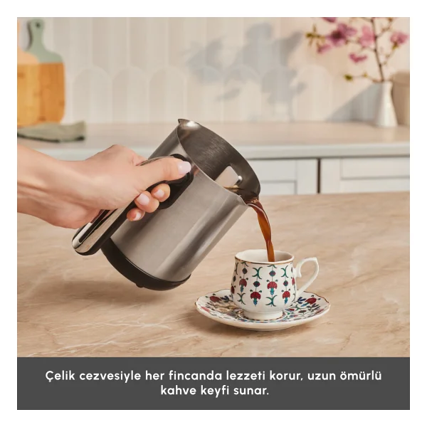 Karaca Hatır Neo Inox Türk Kahve Makinesi - Görsel 4