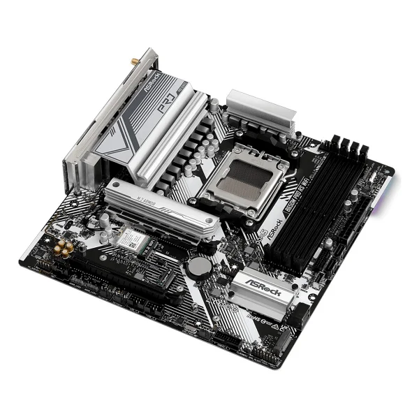Asrock B650m Pro Rs Wi-Fi AMD Am5 DDR5 Micro Atx Anakart - Görsel 3