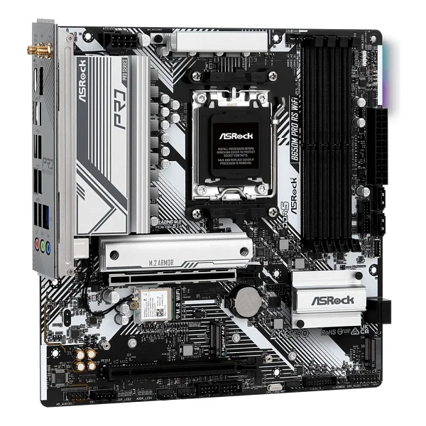 Asrock B650m Pro Rs Wi-Fi AMD Am5 DDR5 Micro Atx Anakart - Görsel 4