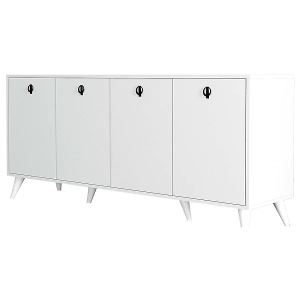 Mezza 1614 Elıte 180 Cm Modern Konsol Beyaz - Görsel 9