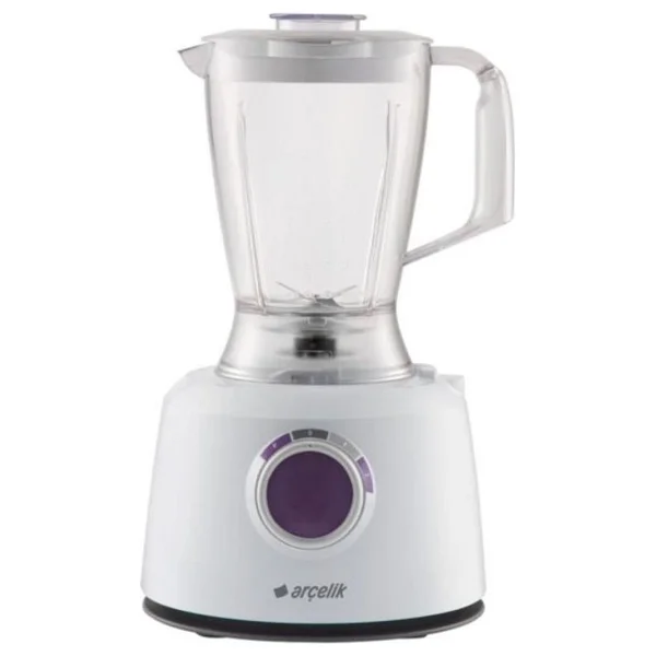 Arçelik Mutfak Robotu 1000w 1200 Ml Blender Rendeleme Buz Kırma Pulse Fonksiyonlu Beyaz Çift Bıçak - Görsel 2