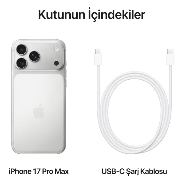 iPhone 17 Pro Max 512 GB Gümüş - Görsel 8