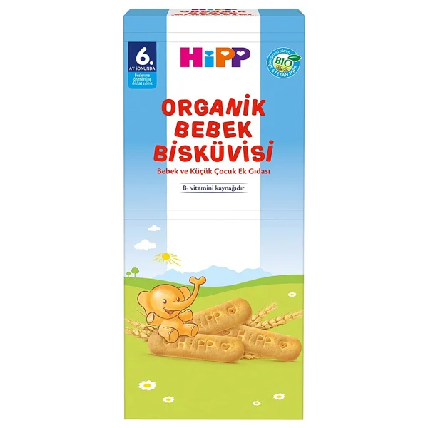 Hipp Organik Bebek Bisküvisi 180 Gr - Görsel 5