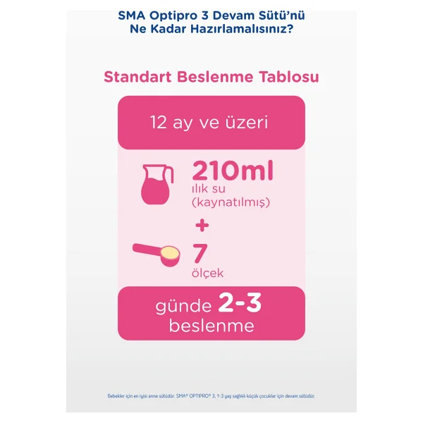 Sma Optipro 3 Probiyotik Devam Sütü 1200 Gr 2 Adet - Görsel 5