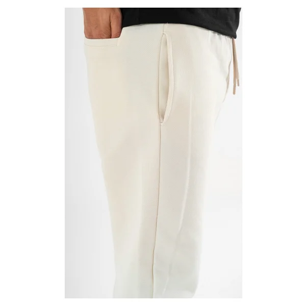 Souris Erkek Krem Jogger Pantolon Bağcıklı Lastikli Bel Rahat Kesim Eşofman Altı - 2xl - Görsel 6