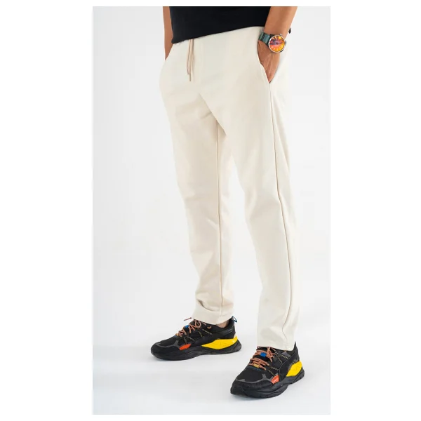 Souris Erkek Krem Jogger Pantolon Bağcıklı Lastikli Bel Rahat Kesim Eşofman Altı - Görsel 2