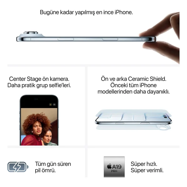 iPhone Air 512 GB Pamuk Beyazı - Görsel 6